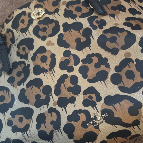 Coach leopard print tote bag - Picture 4 of 8